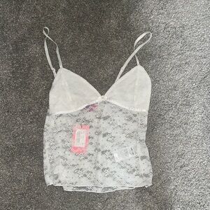 NWT EIRA SHEER LACE TANK TOP